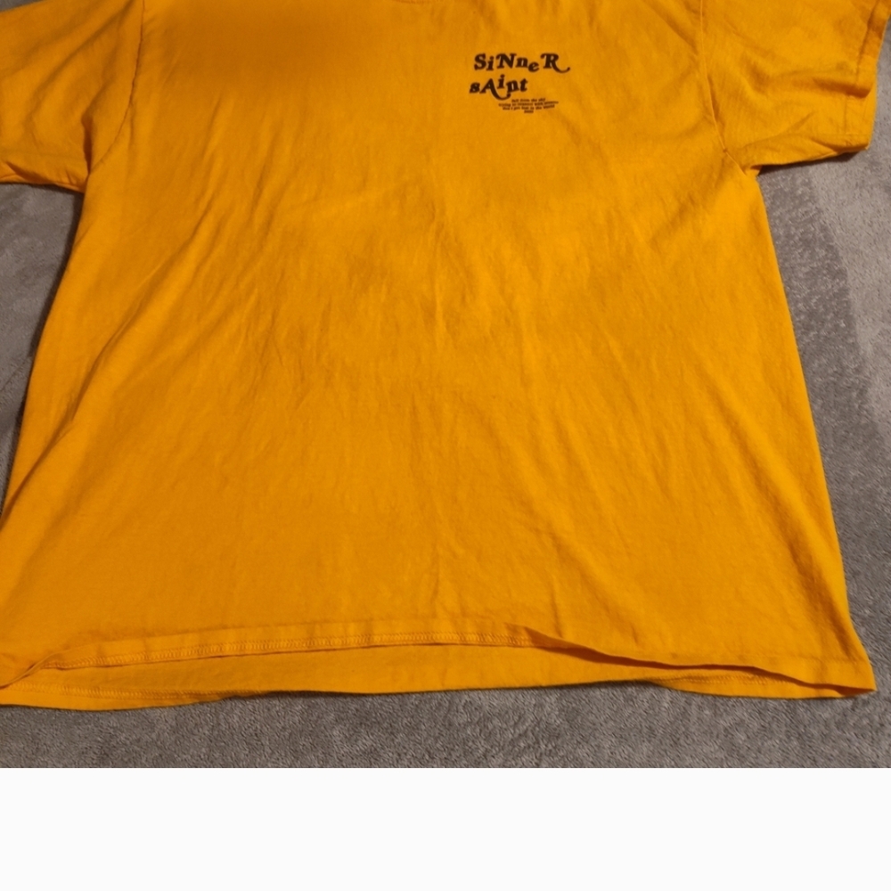 Fashion Nova Mustard Crew Neck Tee